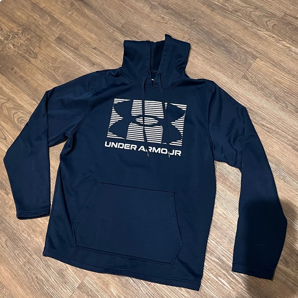 Mens Under Armour Navy pullover Hoodie